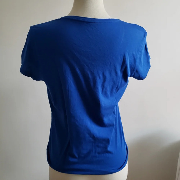 Polo by Ralph Lauren Tee / Royal Blue V-Neck / Size Medium - Picture 4 of 5